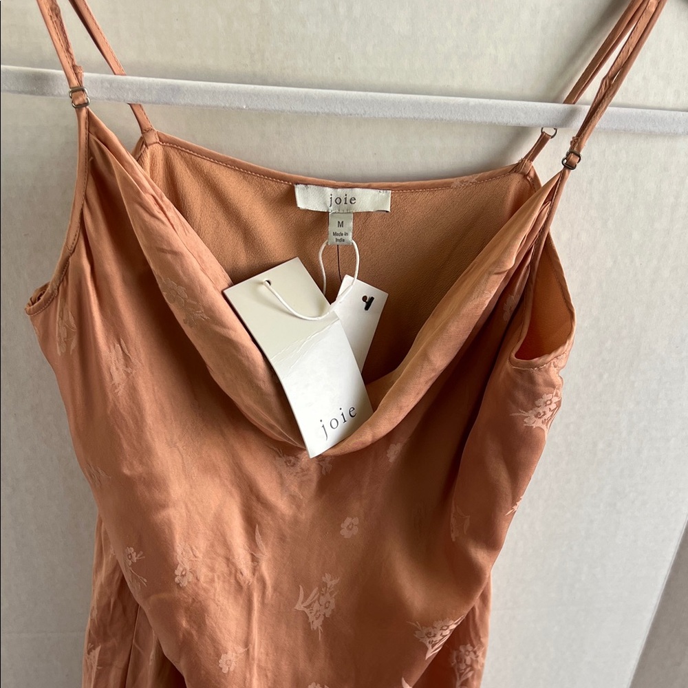 Joie Apricot Cowl Neck Dress